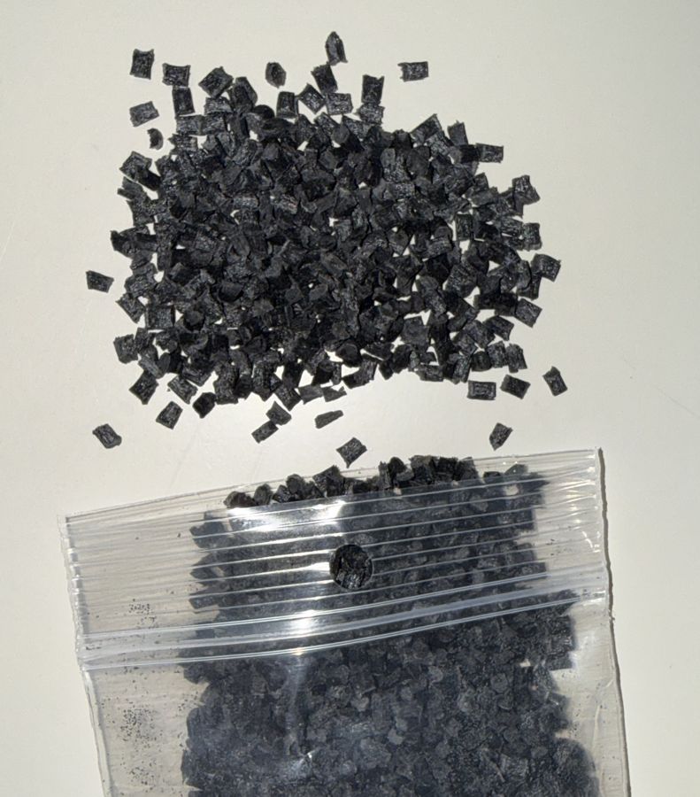 Photo of Prime PBT/PET 55% glass-filled, black, injection grade: 120,000 lb surplus