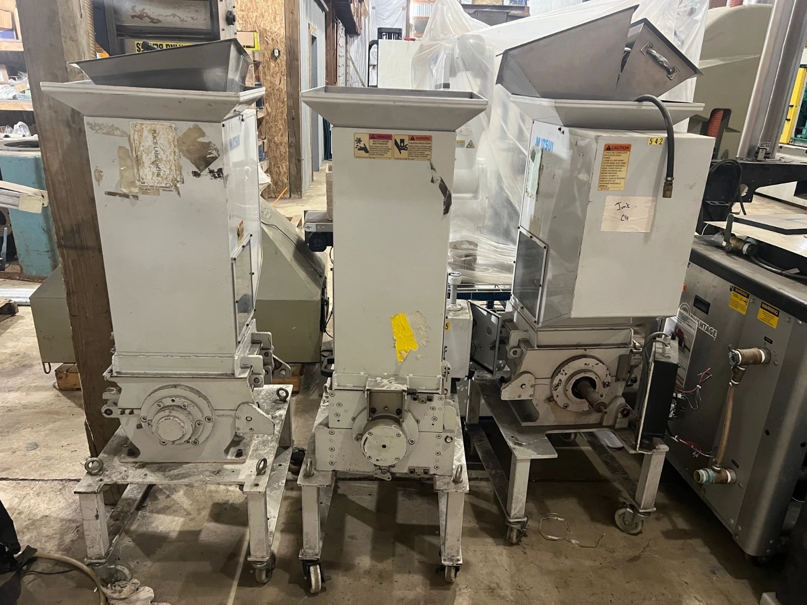 Industrial Matsui Plastic Granulator (Grinder) - Individual - 3 in Stock
